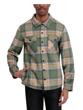 NWT Men’s Dakine Oliver’s & Mustard Plaid Lightweight Shirt Jacket